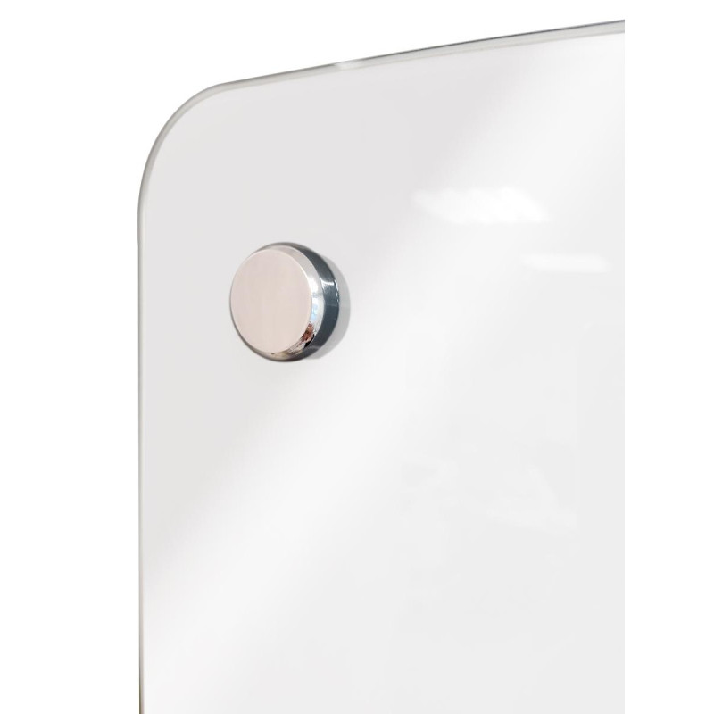 Доска стеклянная магнитная, 120х200, Attache, белый