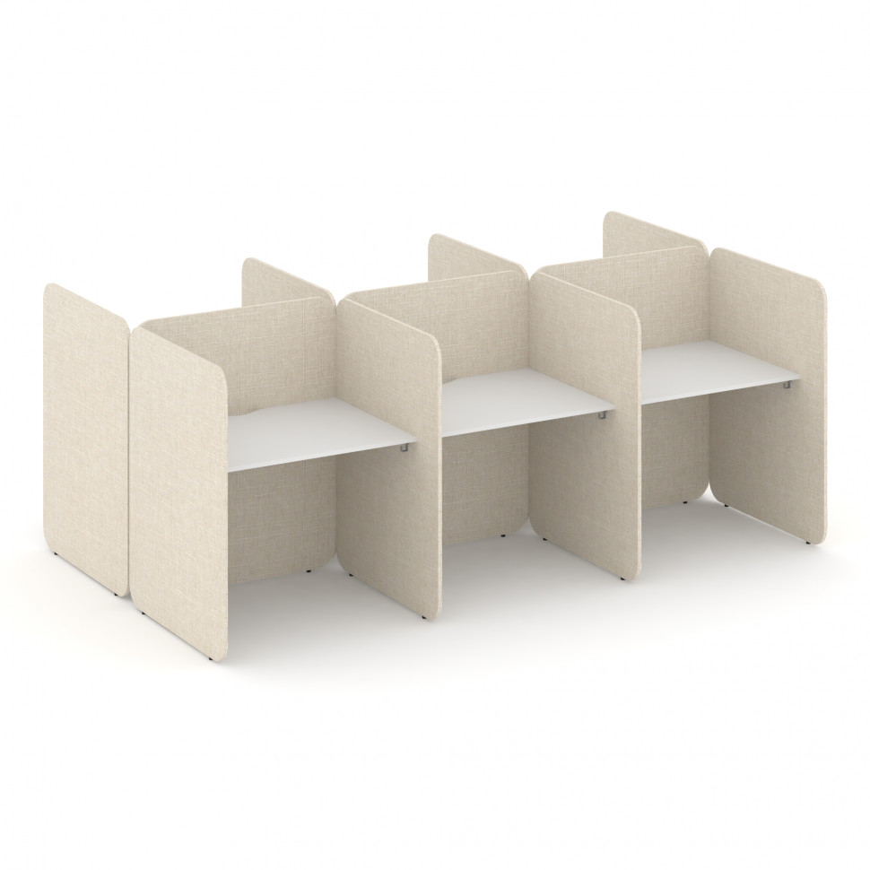 Call center Комплект №6 KC.K-006 Белый/Romeo 02 2412*1800*1200