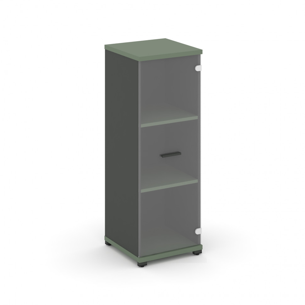 Concept Шкаф 1 узкая секция, 3 ниши CN.STU.E-316 SP A Кобо/Антрацит/Металл Антрацит/Прозрачный 420*4