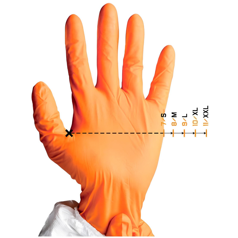 Перчатки нитриловые с хлопковым напылением JetaSafety JN711 цв.зеленый р.L