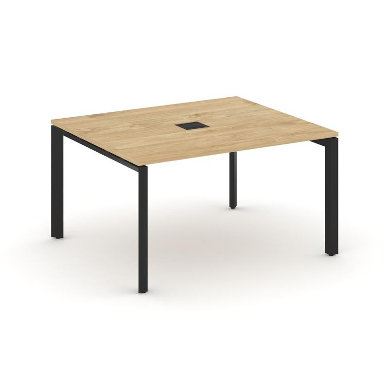 Style Project Стол переговорный SN-59P.SPRG-034 Тиквуд Светлый/Металл Черный 1580*1180*750