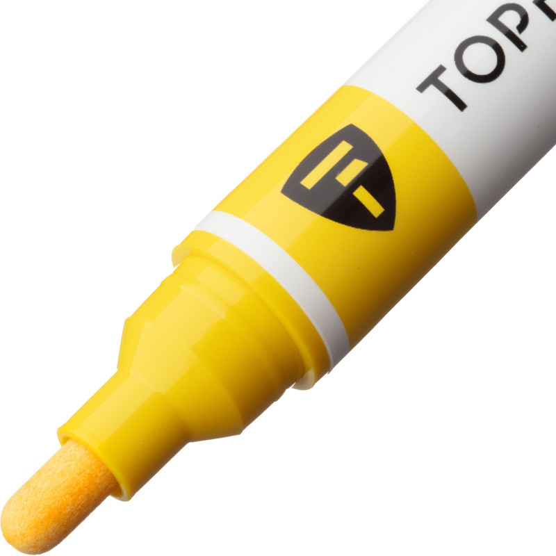 Маркер лаковый TOPFORT Paint 6 мм желтый
