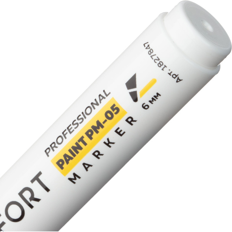 Маркер лаковый TOPFORT Paint 6 мм желтый