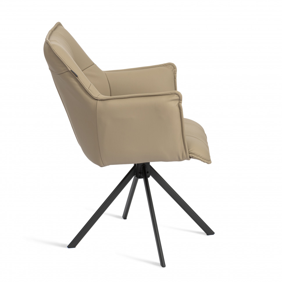 Кресло Lutz/Луц опора 360, экокожа люкс модерн 13-07, капучино