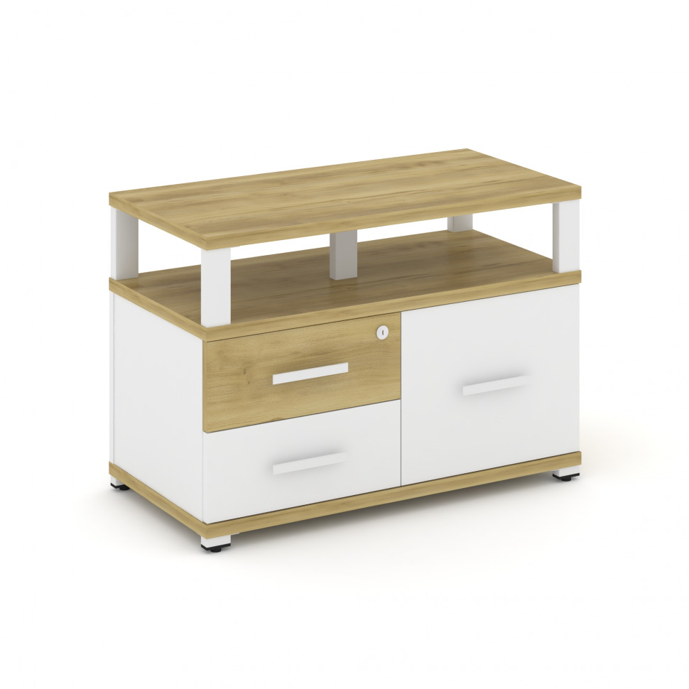 Concept Тумба приставная широкая 2 ящ.+1 распаш. фасад с надставкой широкой CN.TSP-006 W Дуб Винченц Concept Тумба приставная широкая 2 ящ.+1 распаш. фасад с надставкой широкой CN.TSP-006 W Дуб Винченц