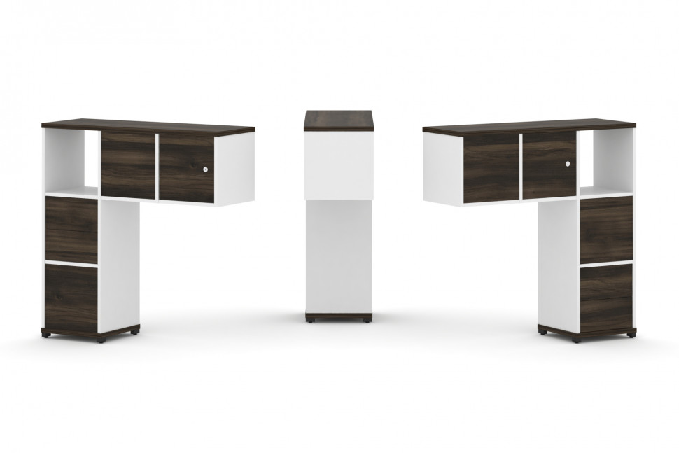 Concept Надставка низкая CN.DNN-004 Дуб Мали/Белый Бриллиант/Металл Черный 1099*365*1130 Concept Надставка низкая CN.DNN-004 Дуб Мали/Белый Бриллиант/Металл Черный 1099*365*1130