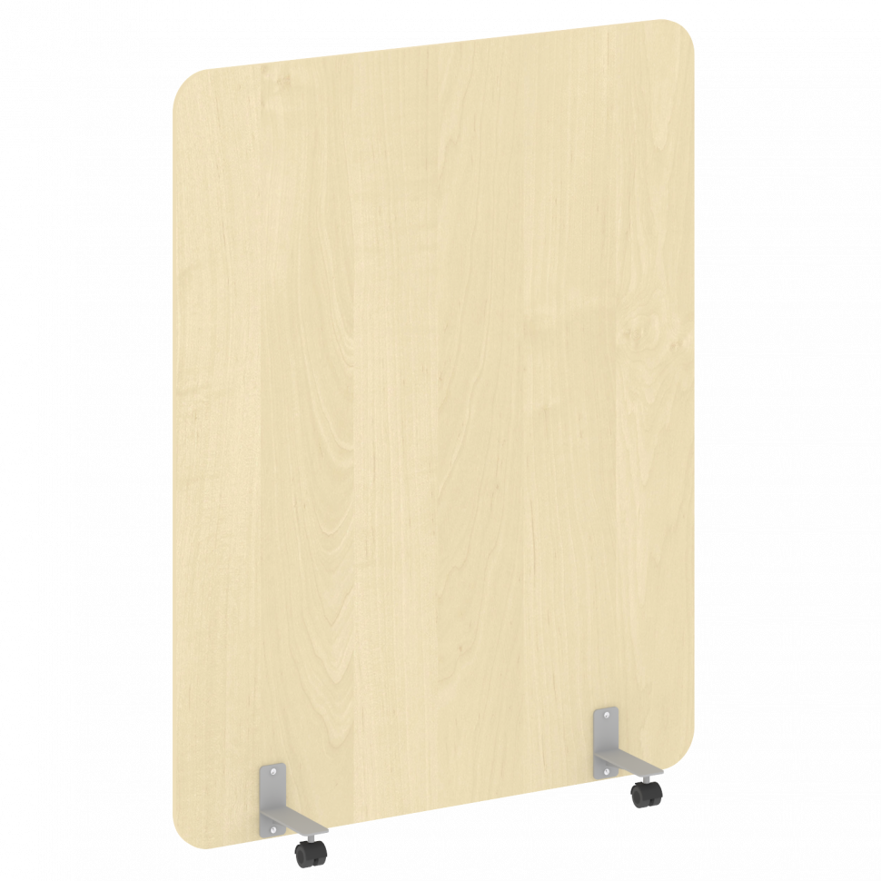 R-line Перегородка на металлических опорах, на роликах DP.R-140-180 Клен/Металл Серый 1400*18*1800