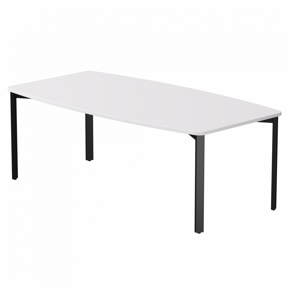 Стол переговорный Everprof EVO (ЭВО) 2100х1100x755 Белый/Черный