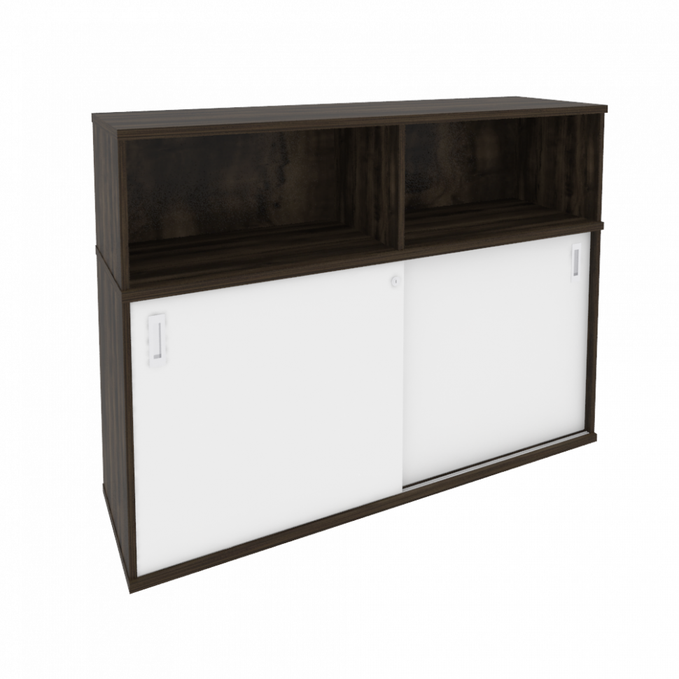 Onix Шкаф-купе приставной/опорный O.SHKO-2.7 T Дуб Мали/Белый Бриллиант 1475*432*1120