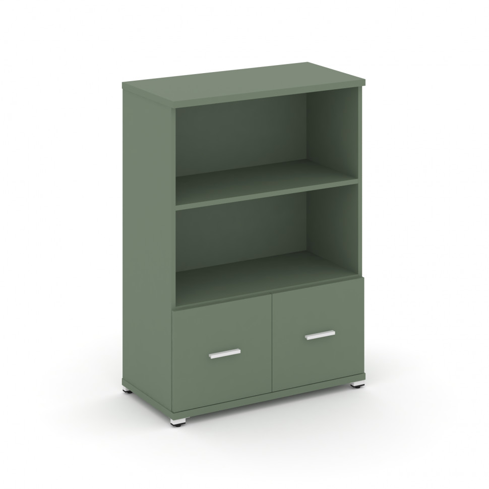 Concept Шкаф 1 широкая секция, 3 ниши CN.STS-311 W Кобо/Металл Белый 836*420*1186