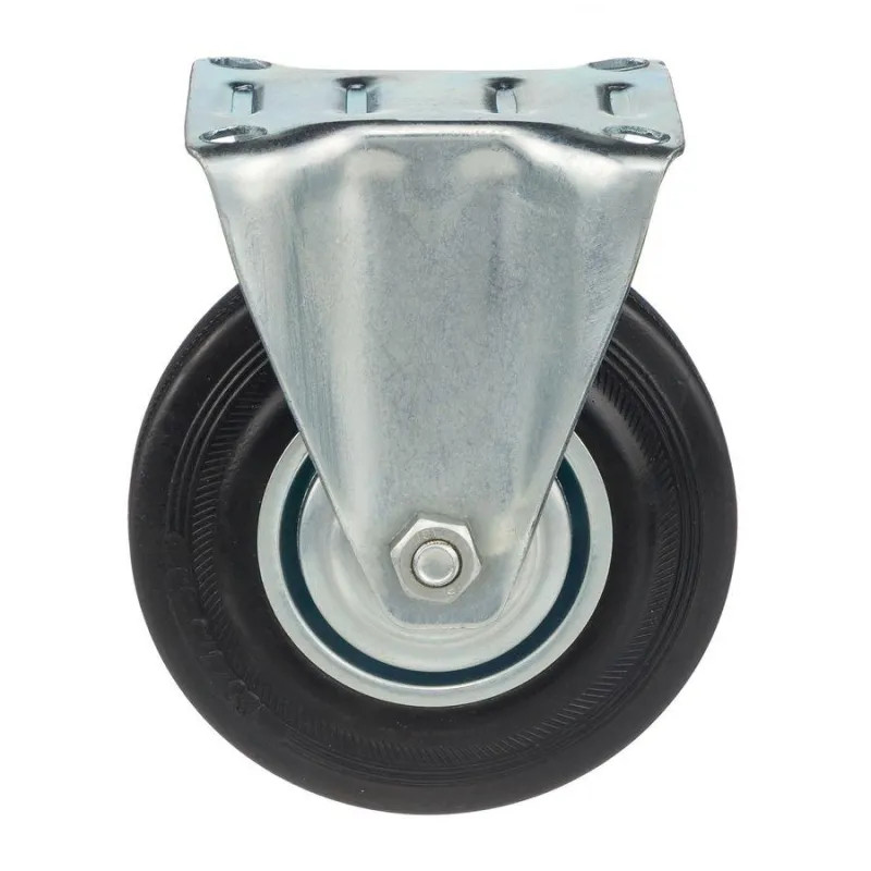 Колесо для тележки неповор Стелла-техник 4002-125 д125мм,г/п 100кг,рез,мет