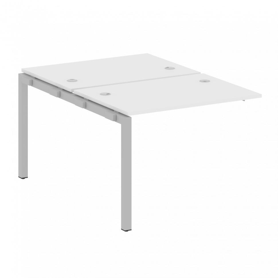 Metal System Quattro Проходной элемент рабочей станции на П-образном м/к 50БП.ПРС-СП-2.1 Белый/Метал Metal System Quattro Проходной элемент рабочей станции на П-образном м/к 50БП.ПРС-СП-2.1 Белый/Метал