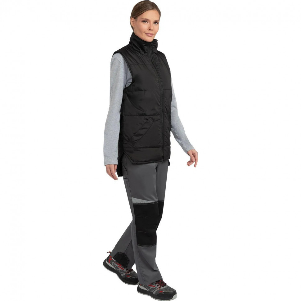 Жилет утепленный универсальный Комфорт+ чер 120-124/170-176