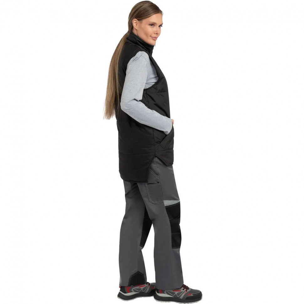 Жилет утепленный универсальный Комфорт+ чер 120-124/170-176