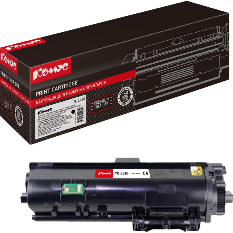 Картридж лазерный Комус TK-1150 чер. для Kyocera Ecosys M2635 (чип)
