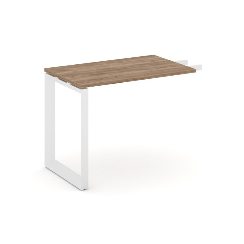 Style Project Брифинг-приставка SN-59O.BR-004 Дуб Табак/Металл Белый 1180*600*750