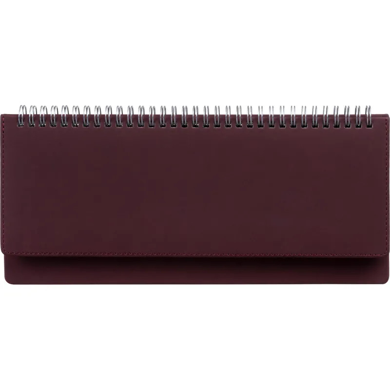 Планинг датированный 2026 ГР. VELVET бордовый 3-365/02