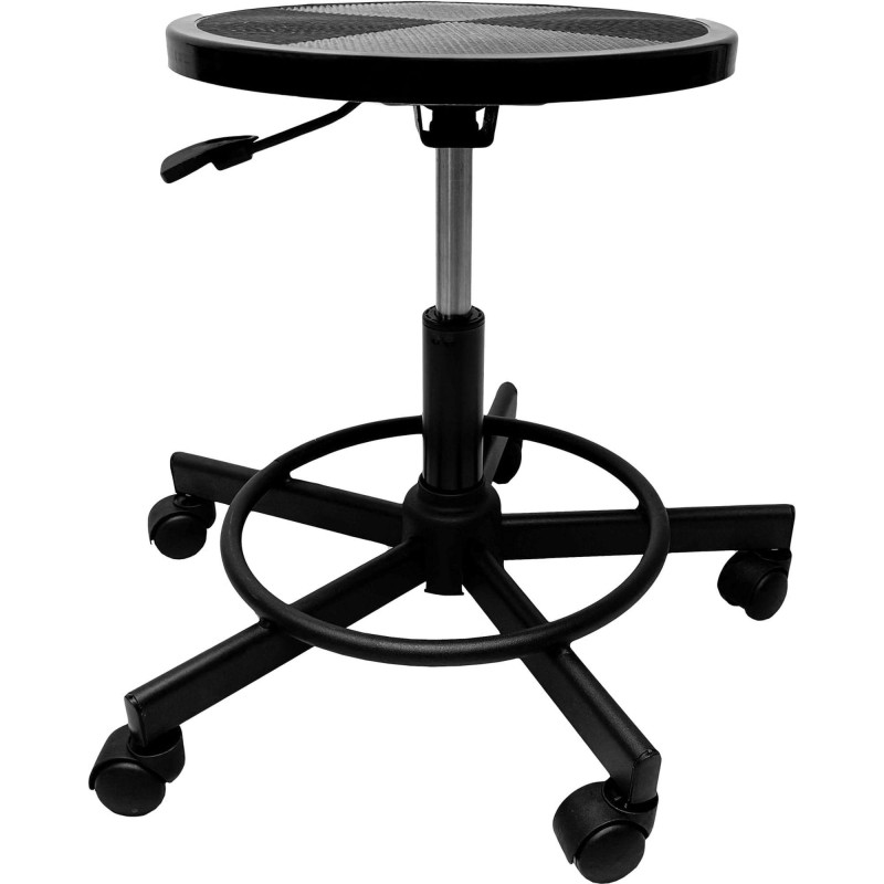 Табурет лабораторный КО _РС01.00.12(РС12ПС-02-01) чер сид.пласт /каркас чер