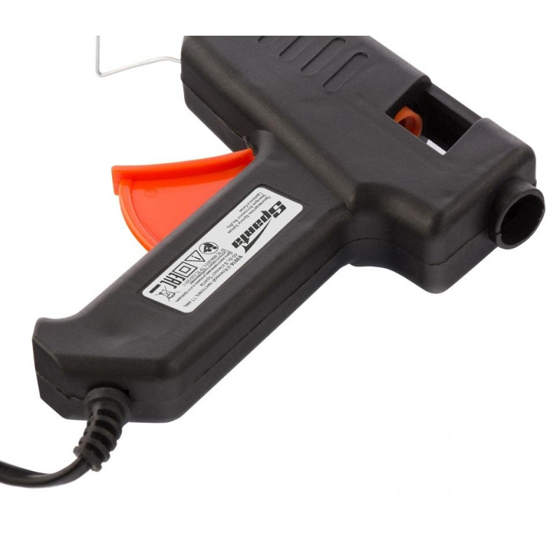 Пистолет клеевой SPARTA 11 мм, 40 Вт, 2 стержня (93016)