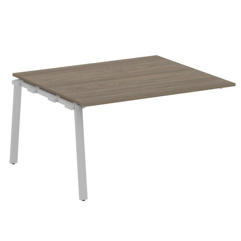 Metal System Проходной элемент перег. стола на А-образном м/к БА.ППРГ-3 Вяз Благородный/Металл Серый