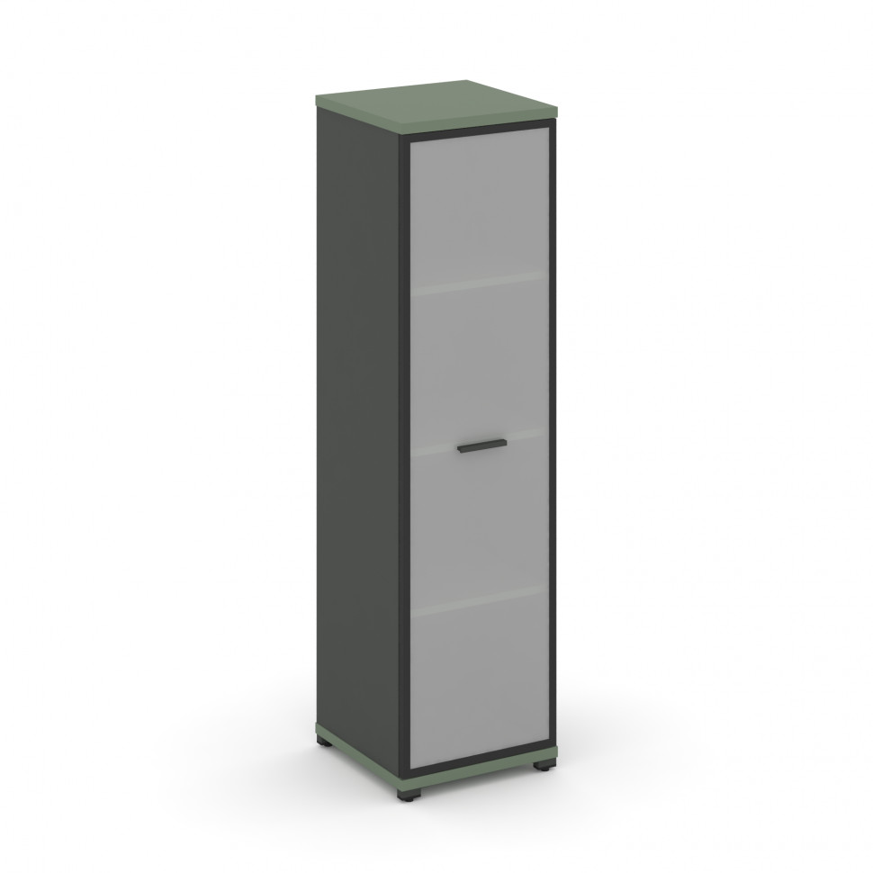 Concept Шкаф 1 узкая секция, 4 ниши CN.STU-416 RMB A Кобо/Антрацит/Металл Антрацит/Сатин 420*420*155