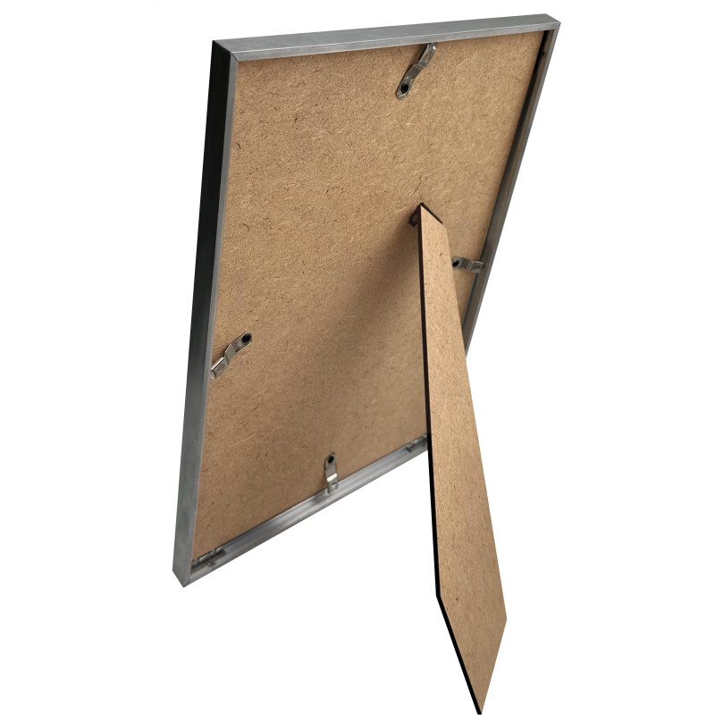 Рамка алюминиевая, 21х30, серебро, PS стекло