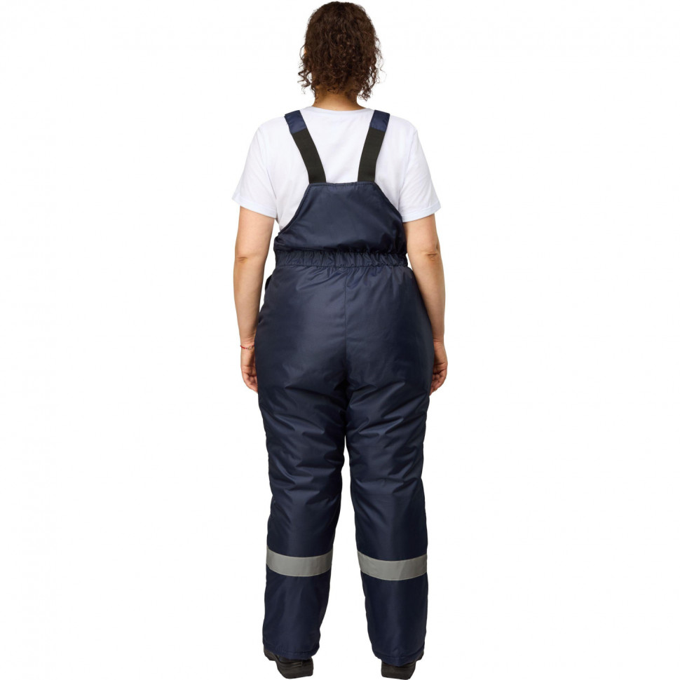 Полукомбинезон рабочий зимний женский з46-ПК синий (р.40-42) 182-188