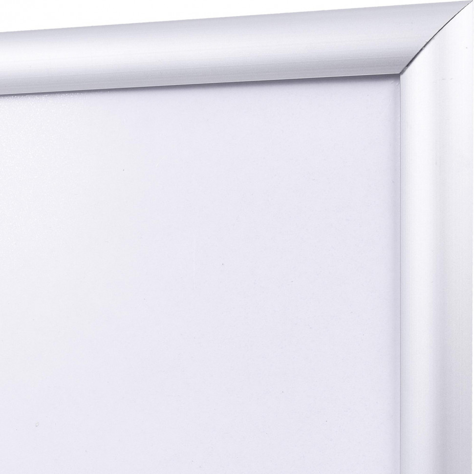 Рамка 210х297, серебро, метал., с клик профилем, ПЭТ стекло, 2011_04_72_045