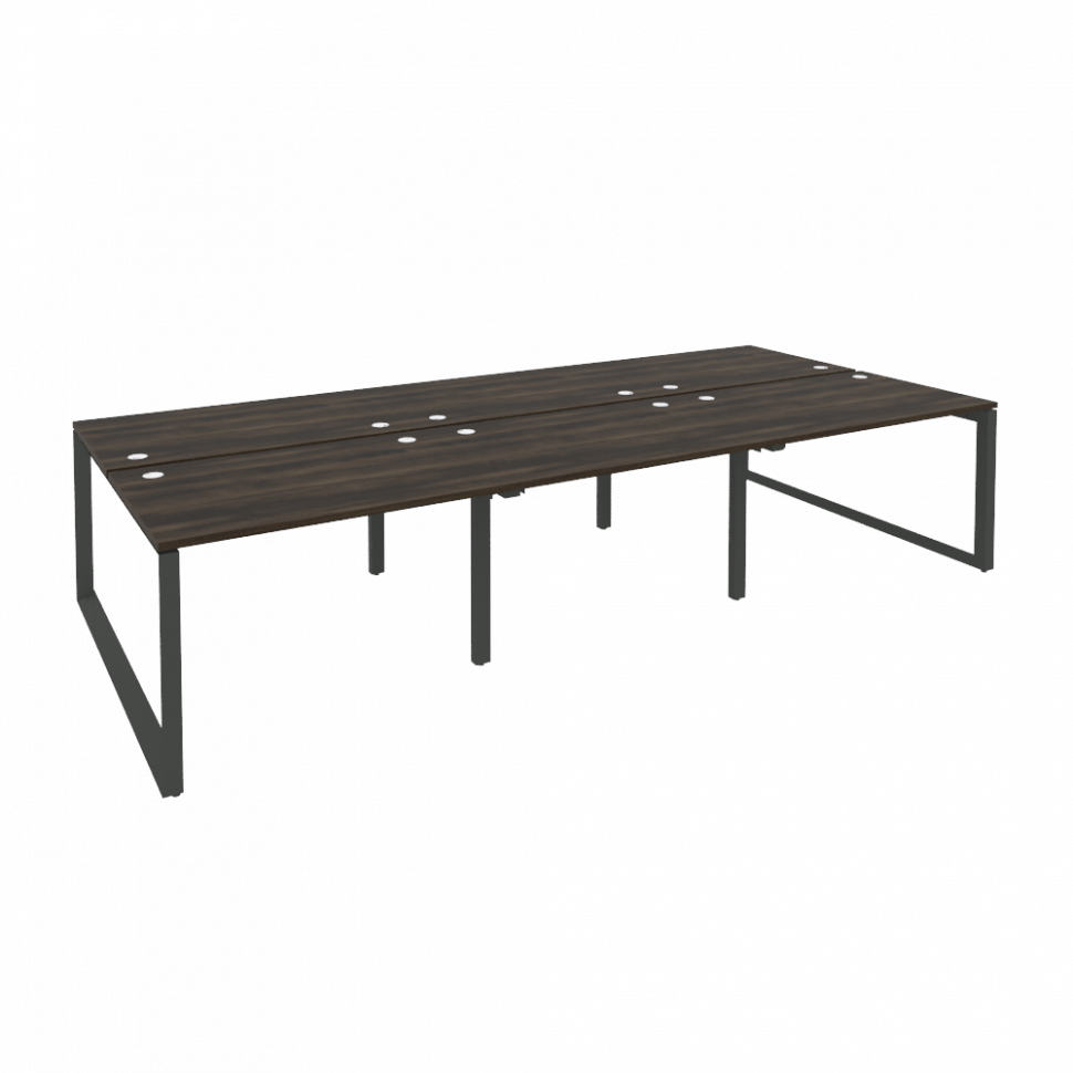 Onix Рабочая станция на О-образном м/к O.MO-D.RS-6.2.8 Дуб Мали/Металл Антрацит 3540*1635*750 Onix Рабочая станция на О-образном м/к O.MO-D.RS-6.2.8 Дуб Мали/Металл Антрацит 3540*1635*750