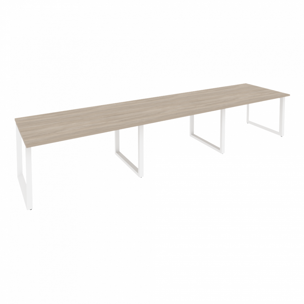 Onix Стол переговорный O.MO-PRG-3.3 Дуб Аттик/Металл Белый 4140*980*750 Onix Стол переговорный O.MO-PRG-3.3 Дуб Аттик/Металл Белый 4140*980*750