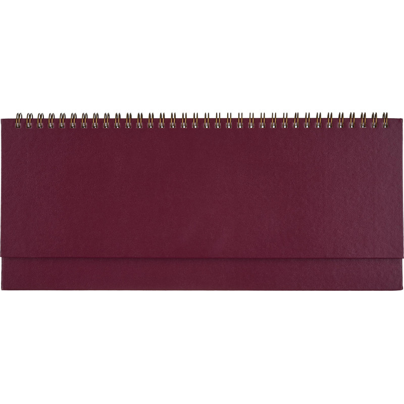 Планинг недатированный бордо,305х130, 64 л.,Ideal 3-457/04