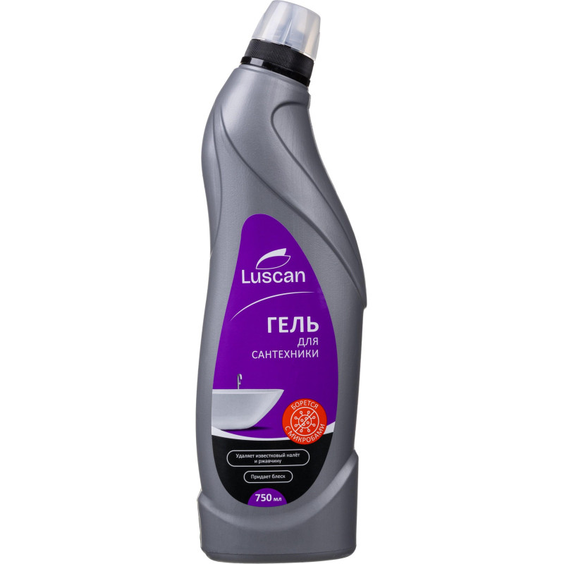 Средство для сантехники LUSCAN 750мл гель с кислотой