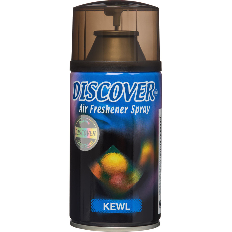 Баллон сменный для автоосвежителя DISCOVER Kewl(Фрукты) 320 мл. спрей