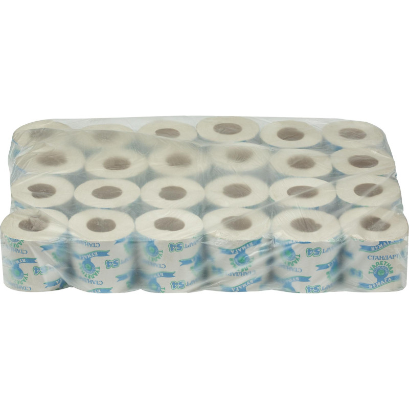 Бумага туалетная 1-сл.ОСТРОВСКАЯ сер 38м,24рул./уп._Л