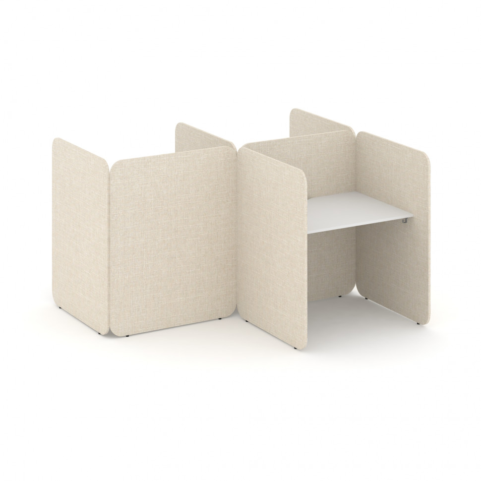 Call center Комплект №7 KC.K-007 Белый/Romeo 02 1614*1800*1200