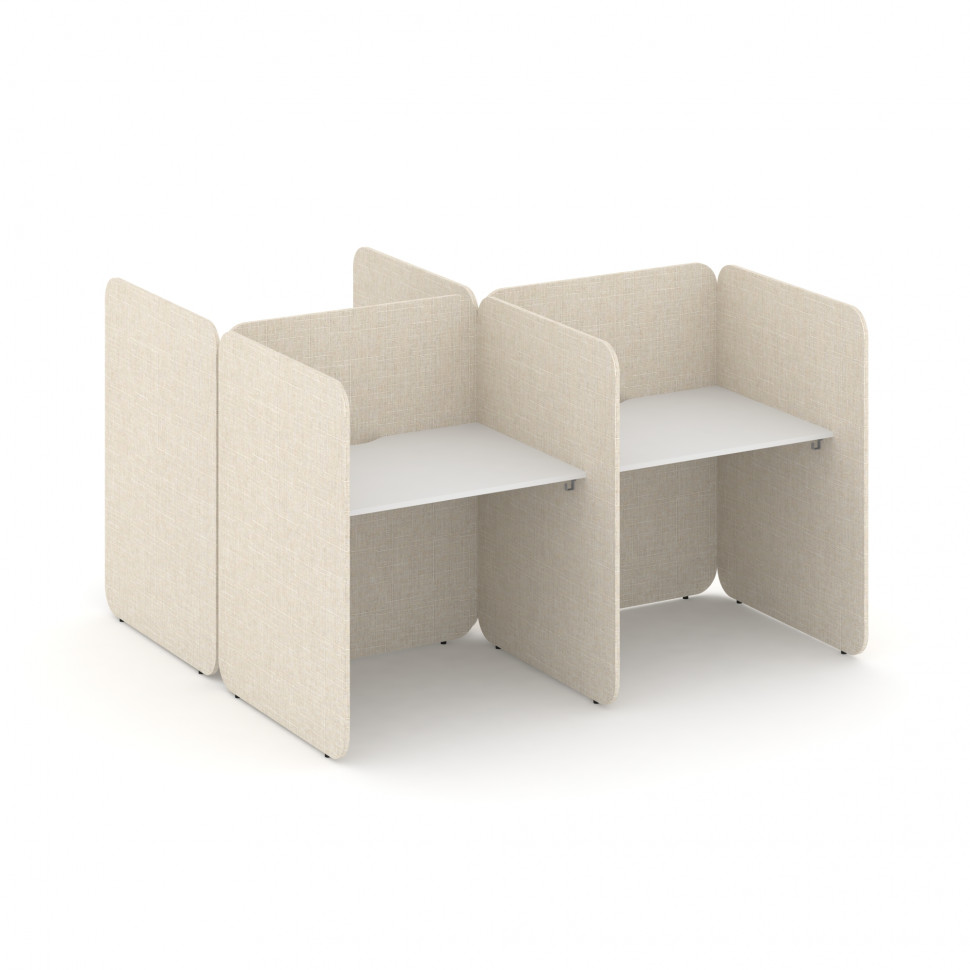 Call center Комплект №7 KC.K-007 Белый/Romeo 02 1614*1800*1200