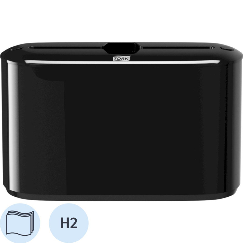 Диспенсер для полотенец лист.Tork Xpress настольный H2 552208 черный