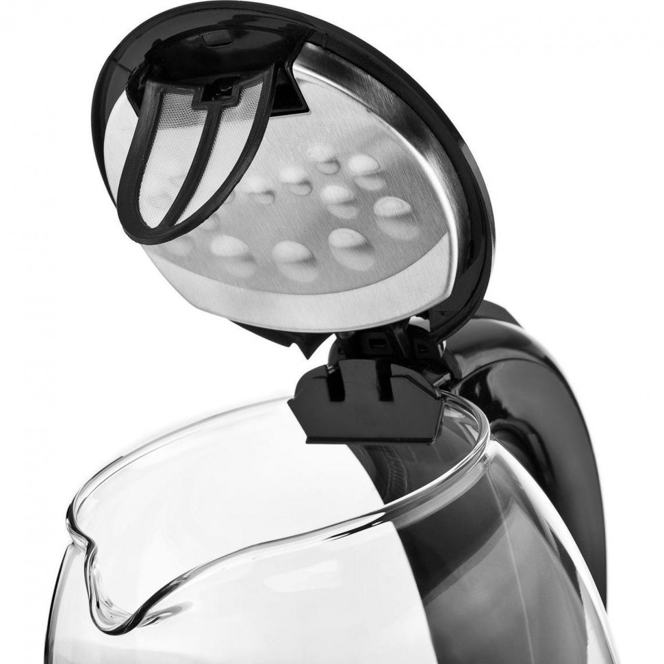 Чайник электрический BRAYER BR1003, 2200Вт.1,7 л, стекл