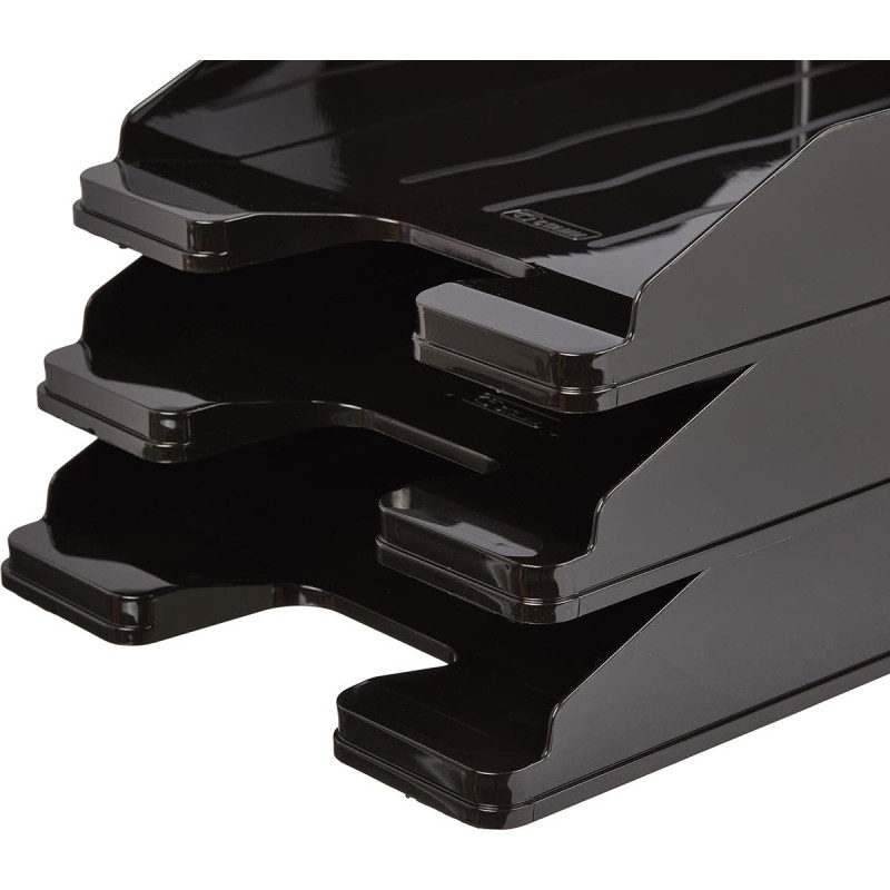 Лоток горизонтальный Attache Economy черный, ОФ 444