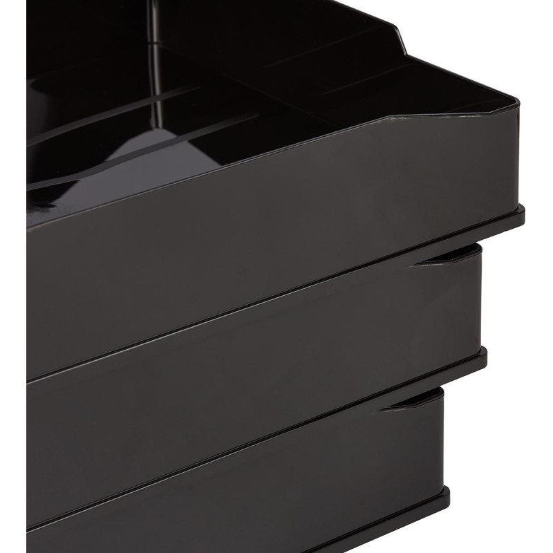 Лоток горизонтальный Attache Economy черный, ОФ 444