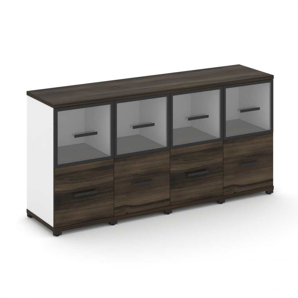 Concept Шкаф 4 узкие секции, 2 ниши CN.STU-242 RPB B Дуб Мали/Белый Бриллиант/Металл Черный/Прозрачн Concept Шкаф 4 узкие секции, 2 ниши CN.STU-242 RPB B Дуб Мали/Белый Бриллиант/Металл Черный/Прозрачн