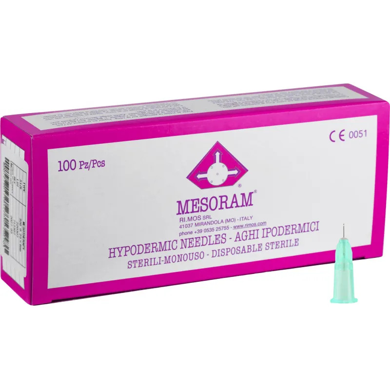 Игла для мезотерапии 32 G (0,23x12мм) MESORAM, 100 шт. в уп