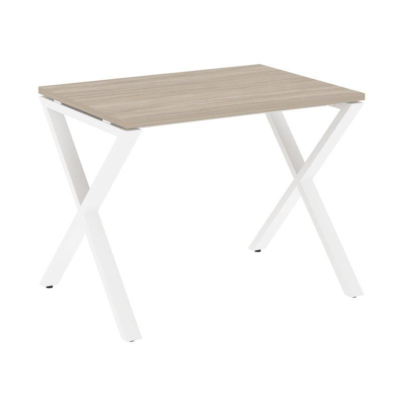 Loft Стол рабочий VR.L-SRX-1.7 Дуб Аттик/Металл Белый 980*720*750 Loft Стол рабочий VR.L-SRX-1.7 Дуб Аттик/Металл Белый 980*720*750