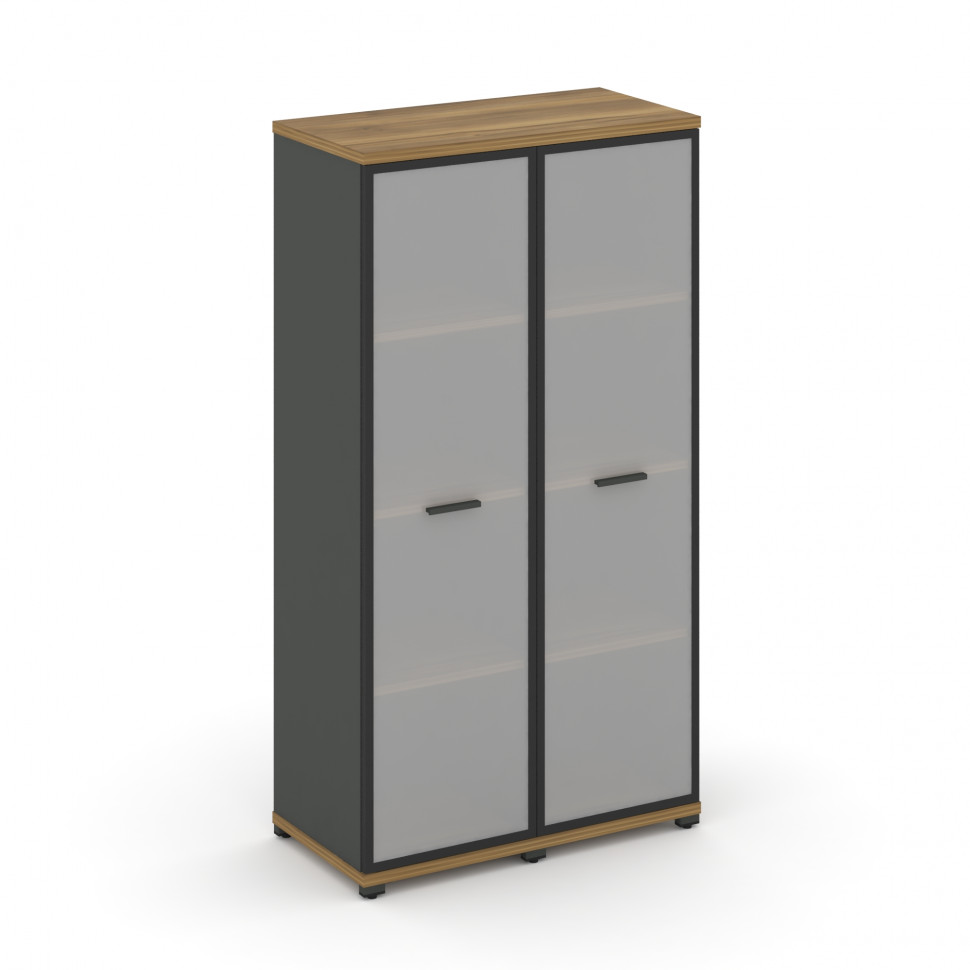 Concept Шкаф 2 узкие секции, 4 ниши CN.STU-426 RMB A Сандал Янтарный/Антрацит/Металл Антрацит/Сатин