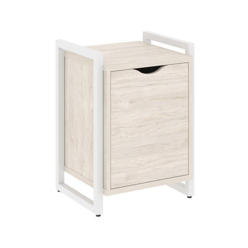 Loft Тумба на регулируемых опорах+фасад VR.L-T2.O Денвер Светлый/Металл Белый 500*460*719