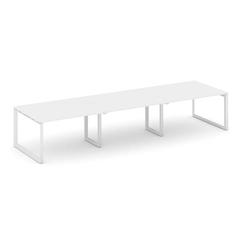 Style Project Стол переговорный SN-59O.SPRG-053.3 Белый/Металл Белый 4140*1180*750