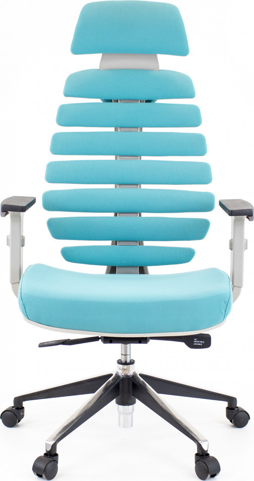 Кресло Everprof Ergo Grey (Эрго Грэй) Ткань Бирюзовый