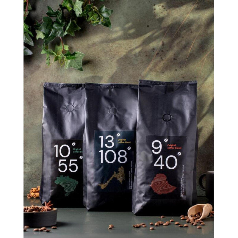 Кофе жареный в зернах 13/108 Original coffee blend, 1кг