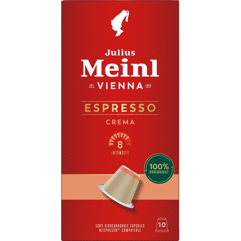 Кофе в капсулах Julius Meinl Эспрессо Крема BIO, 10 кап (94029)