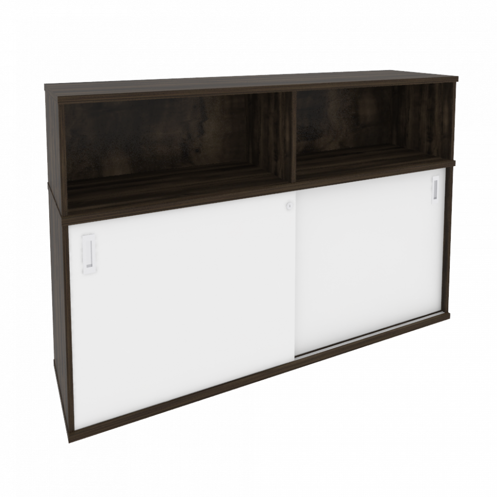 Onix Шкаф-купе приставной/опорный O.SHKO-2.8 T Дуб Мали/Белый Бриллиант 1635*432*1120